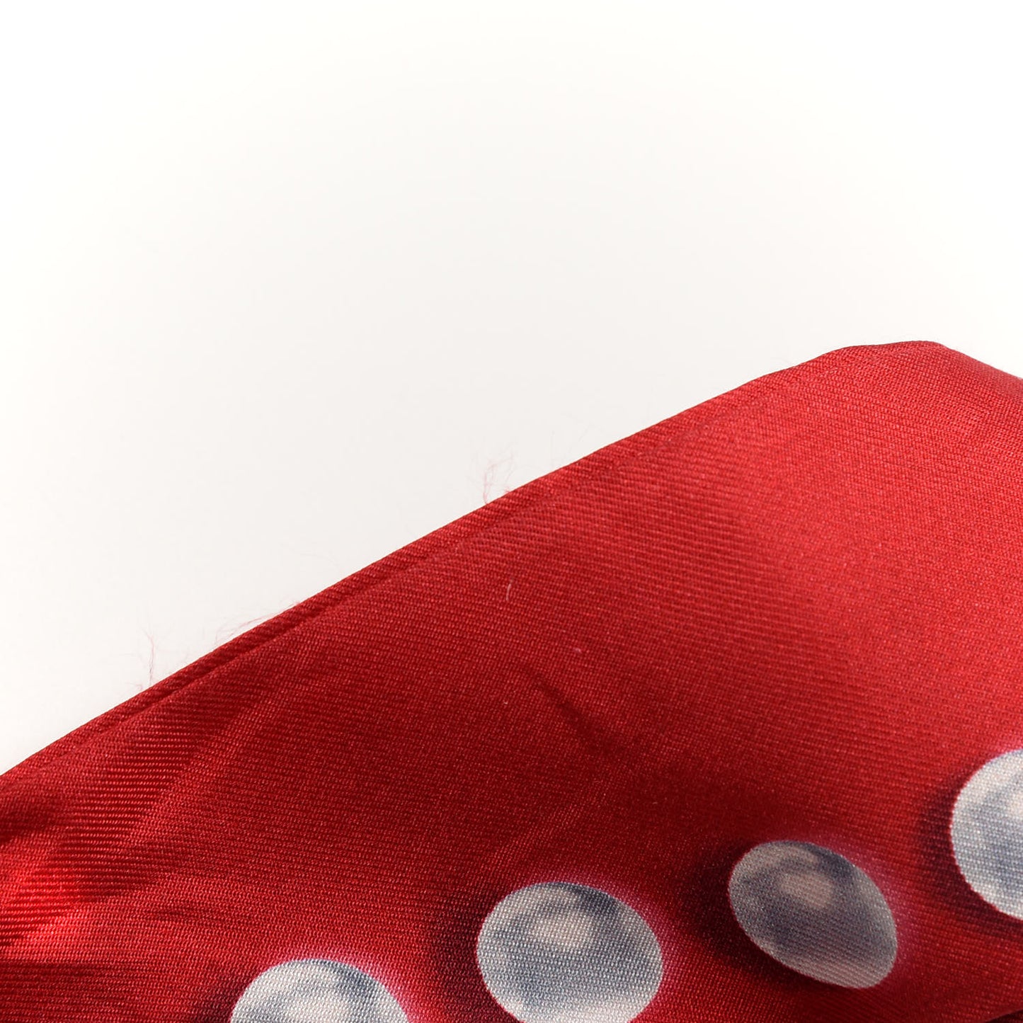 Silk Pearl CC Slim Bandeau Scarf Red