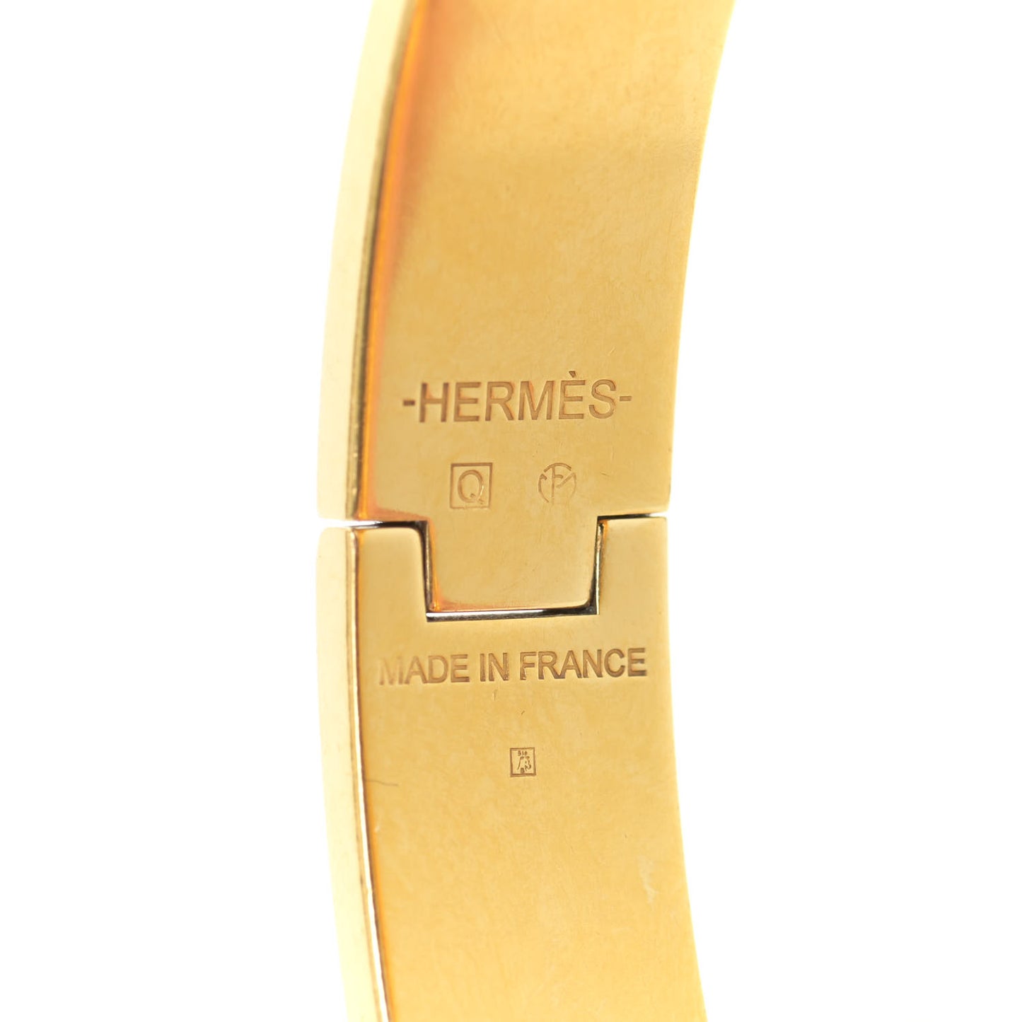 Enamel Narrow Clic Clac H Bracelet GM Orange