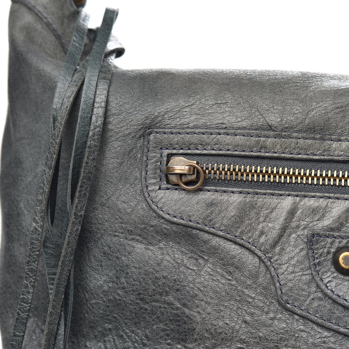 Agneau Classic Hardware Day Hobo Anthracite