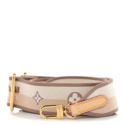Louis Vuitton Jacquard Speedy Bandouliere 20 Shoulder Strap Beige 1 of 3