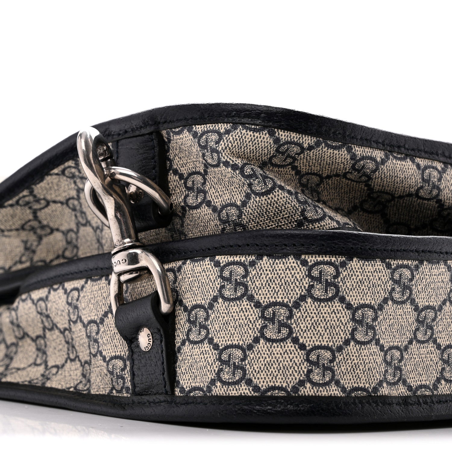 Gucci GG Supreme Monogram Web Savoy Garment Bag Beige Blue 9 of 14