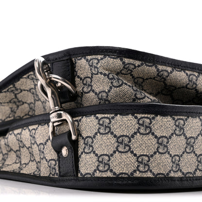 Gucci GG Supreme Monogram Web Savoy Garment Bag Beige Blue 9 of 14
