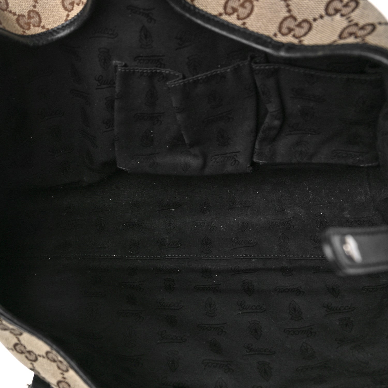 Gucci Monogram Medium Twins Tote Black 5 of 12