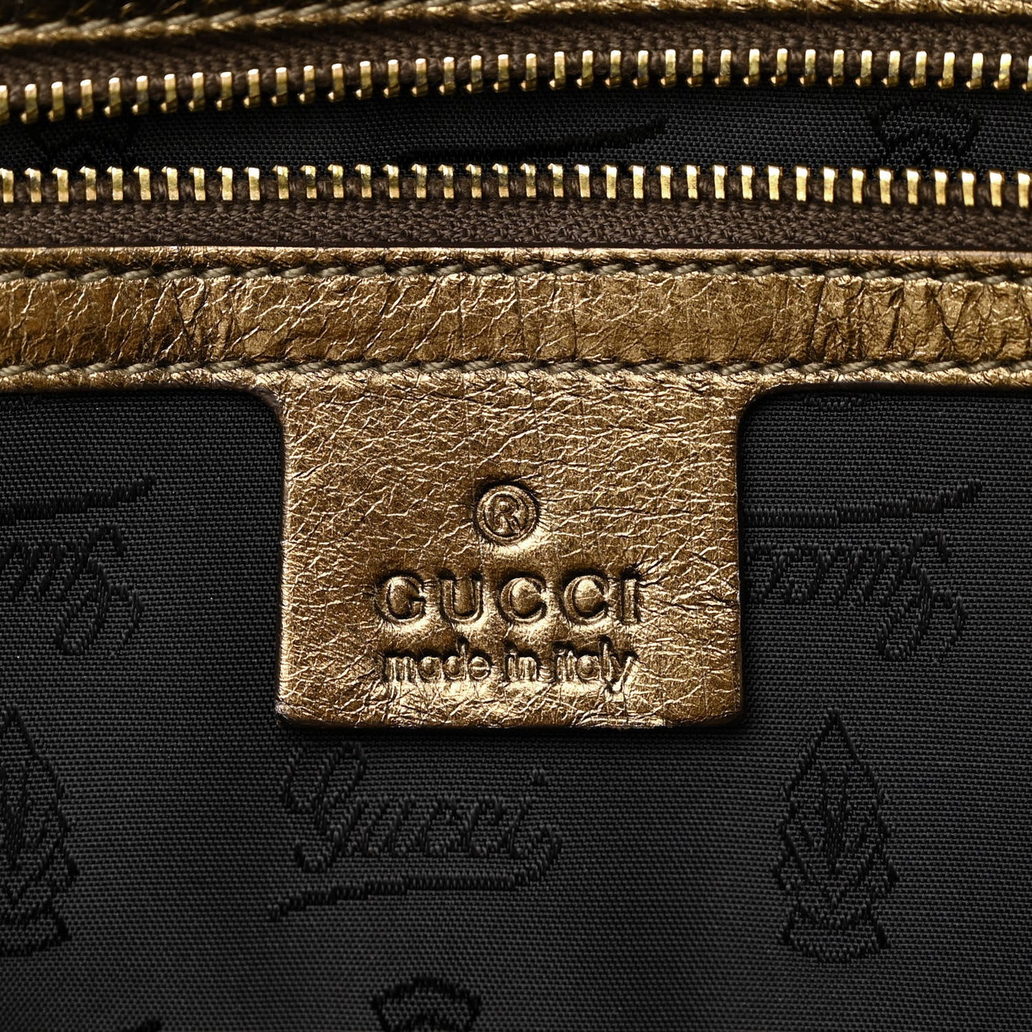 Metallic Medium Hysteria Tote Bronze