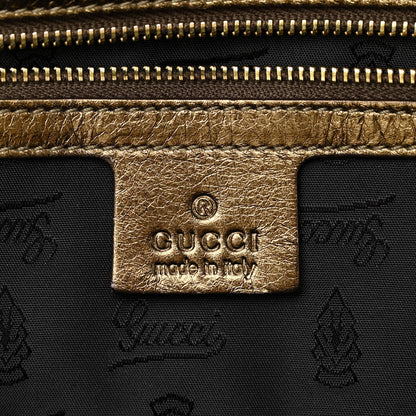 Gucci Metallic Medium Hysteria Tote Bronze 6 of 11