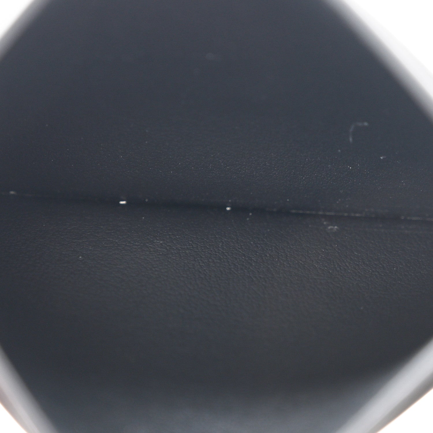 Celine Calfskin Logo Card Holder Black 5 of 8