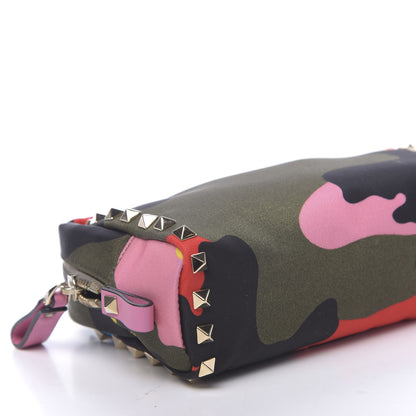 Valentino Garavani Nylon Camouflage Rockstud Pouch Multicolor 8 of 9