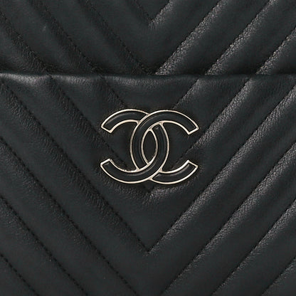 Chanel Calfskin Quilted Daily Chevron Camera Case Black 8 of 12