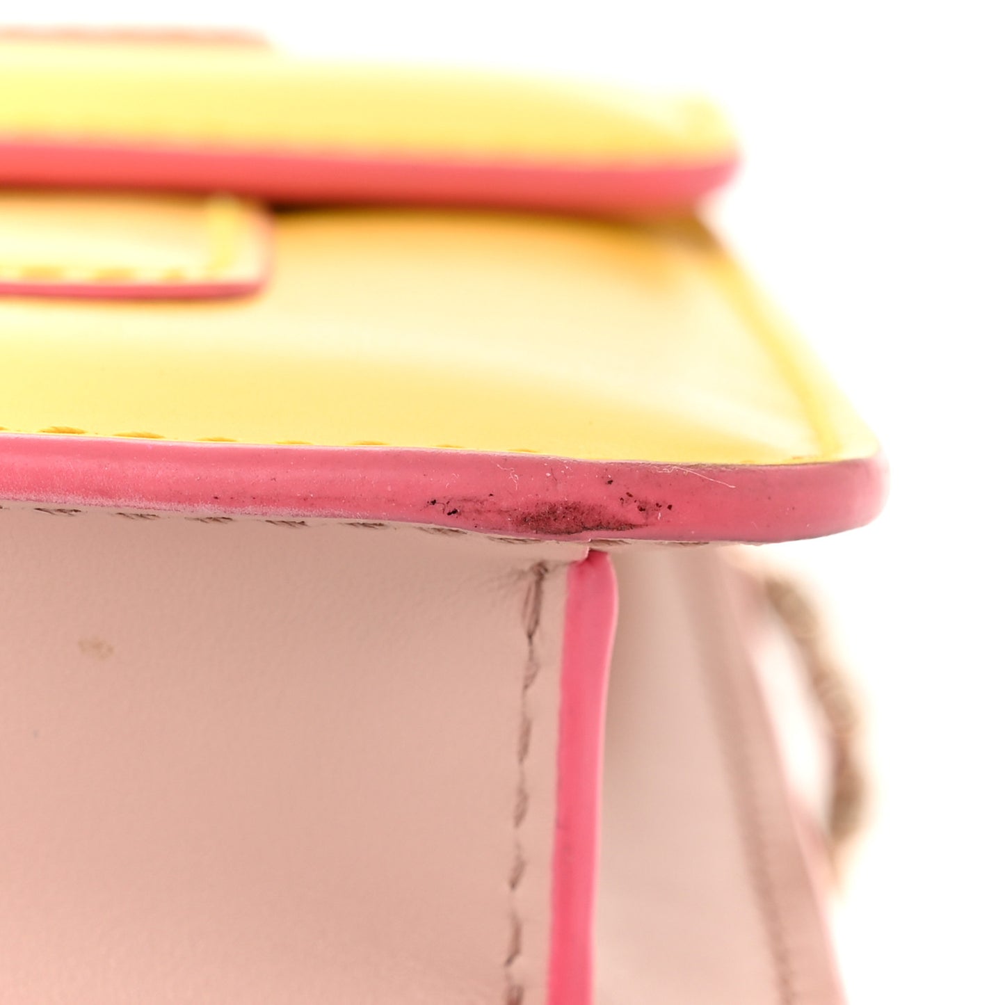 Calfskin Serpenti Forever Top Handle Yellow