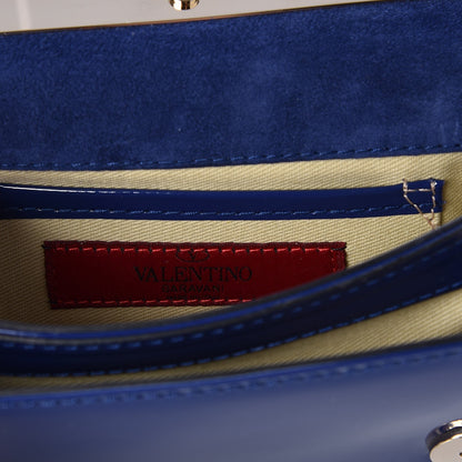 Valentino Garavani Patent Mini Va Va Voom Shoulder Bag Blue China 6 of 6