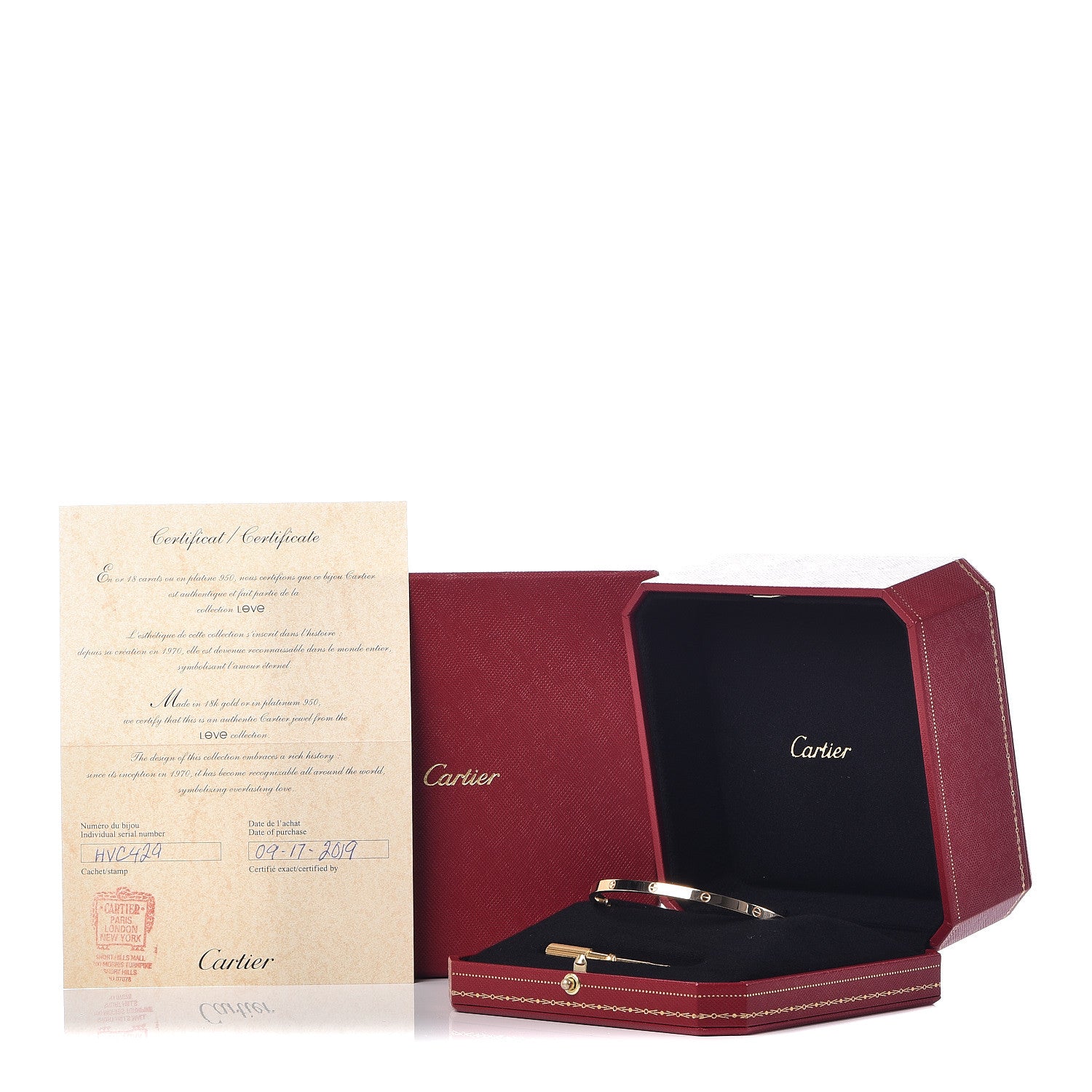 Cartier 18K Yellow Gold Small LOVE Bracelet 20 6 of 6