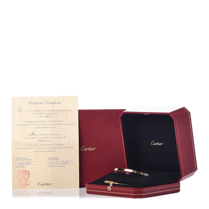 Cartier 18K Yellow Gold Small LOVE Bracelet 20 6 of 6