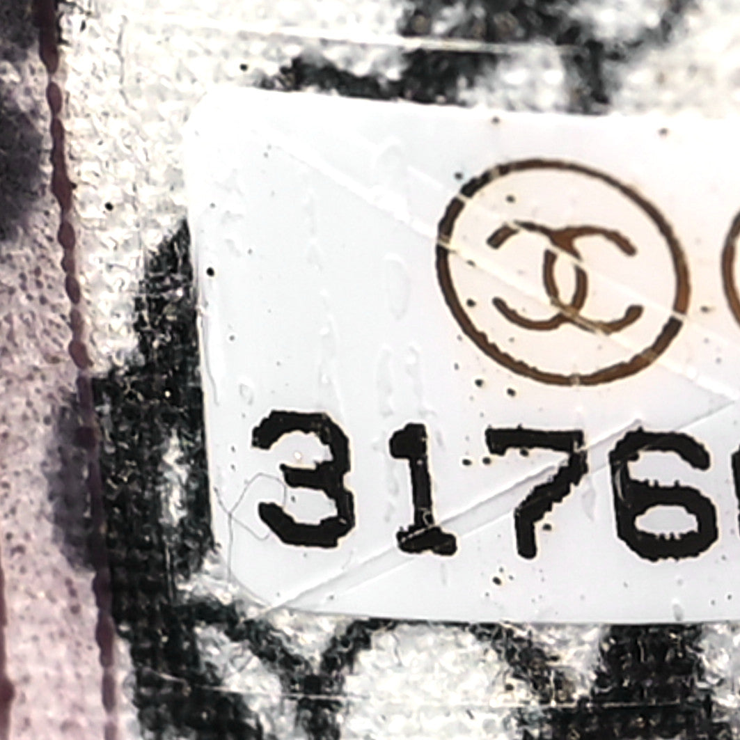 Lambskin Quilted CC Compact Bifold Wallet Black