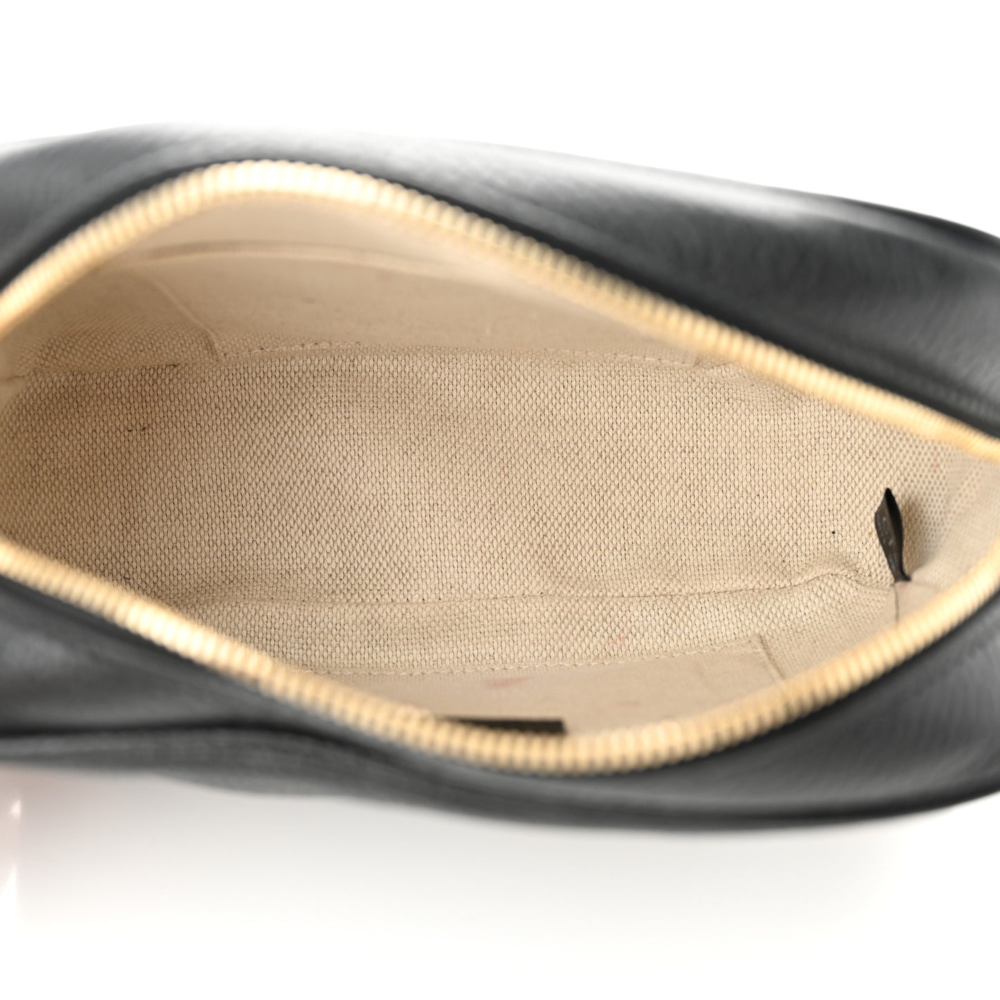 Pebbled Calfskin Small Soho Disco Bag Black