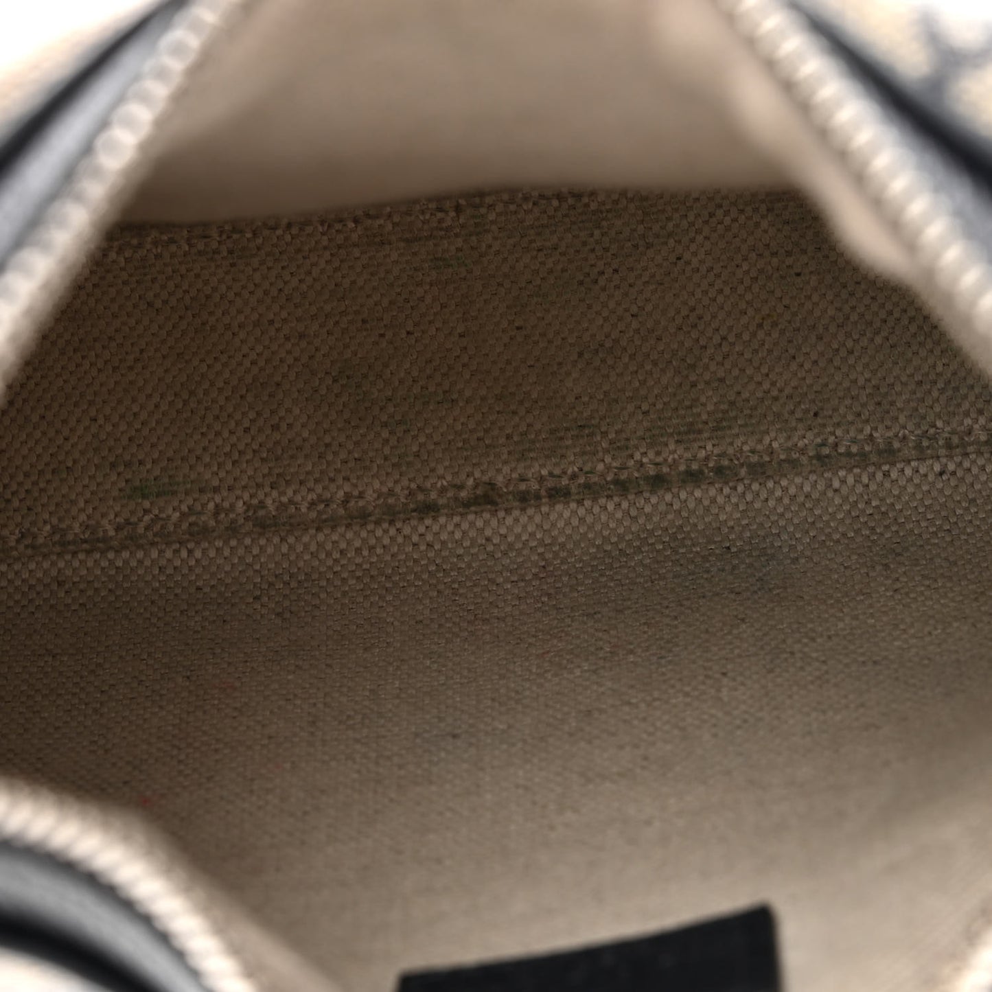 GG Supreme Monogram Textured Calfskin Web Small Attache Shoulder Bag Beige Blue
