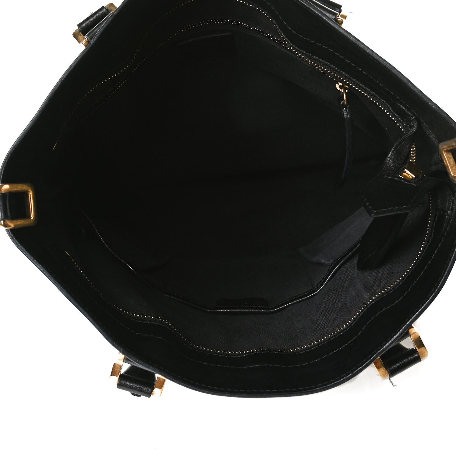 Burberry House Check Bridle Calfskin Tote Black 11 of 24