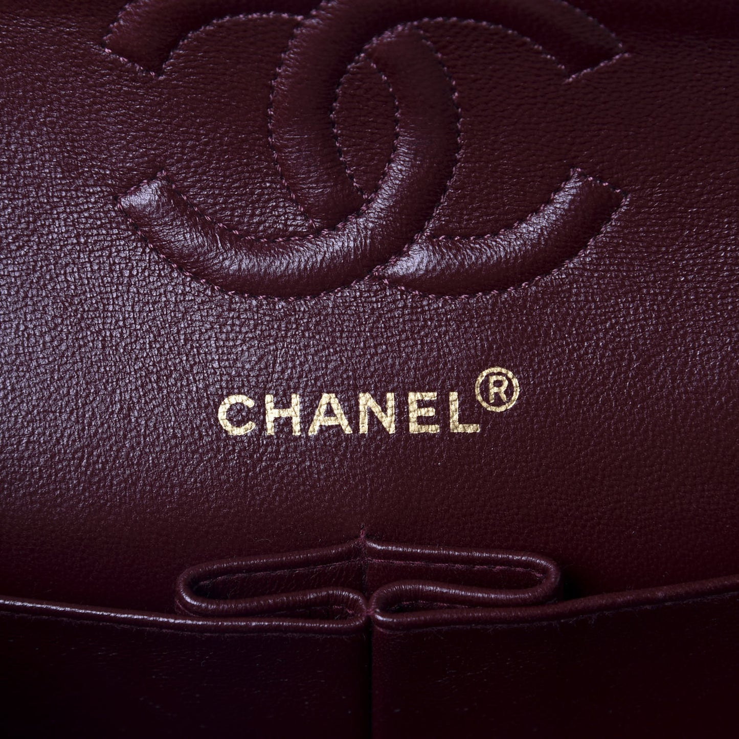 Lambskin Quilted Small Double Flap Black