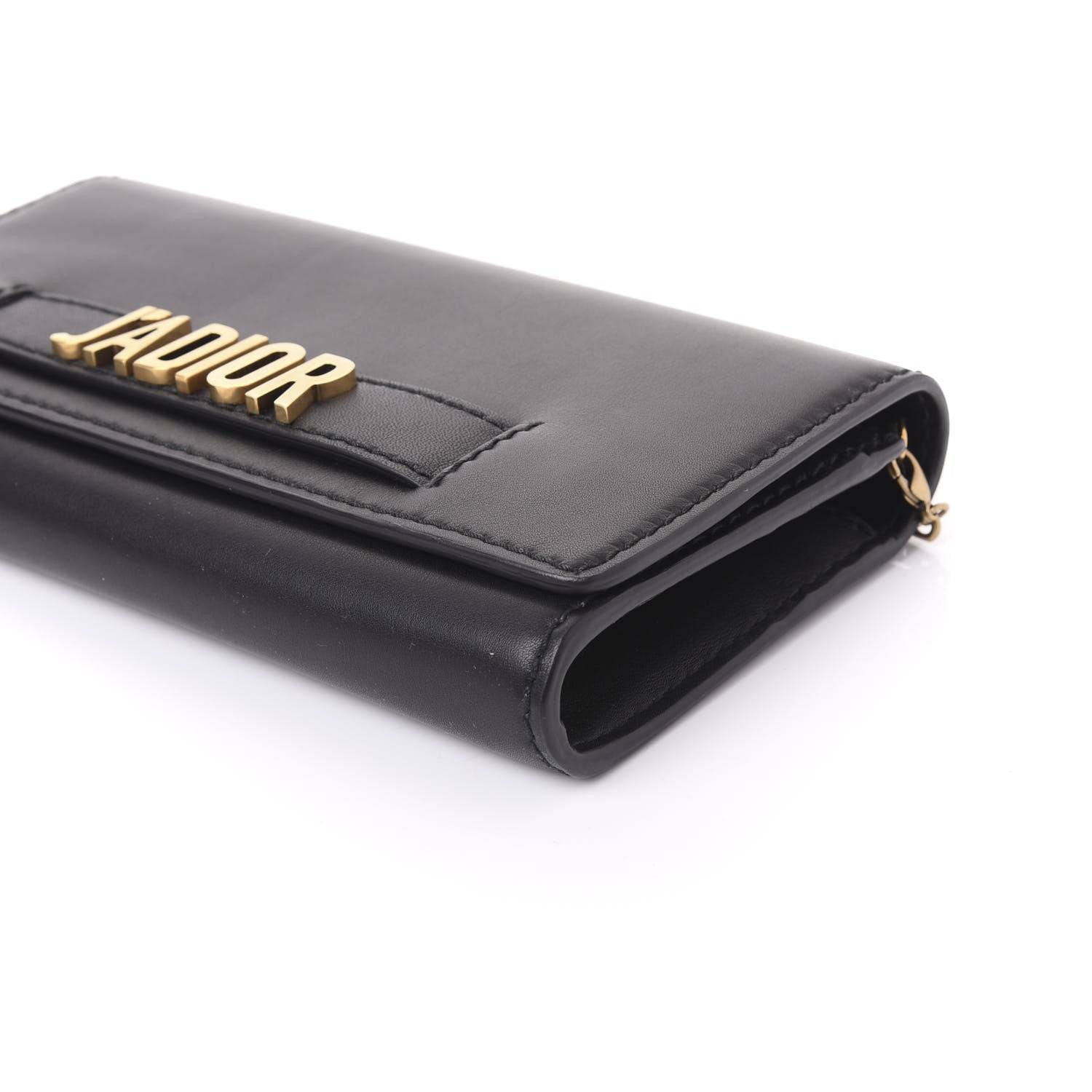 Christian Dior Smooth Calfskin J'adior Croisiere Chain Wallet Black 9 of 9