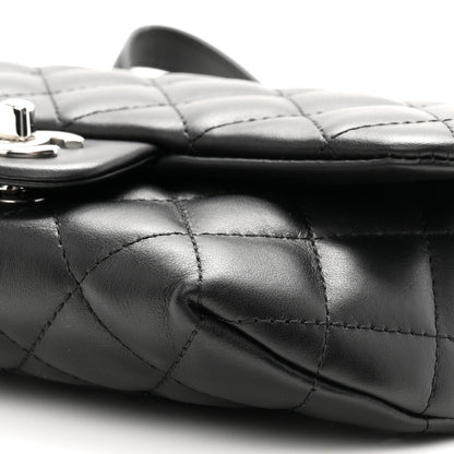 Chanel Calfskin Quilted CC Uniform Flap Belt Bag Black 11 of 11