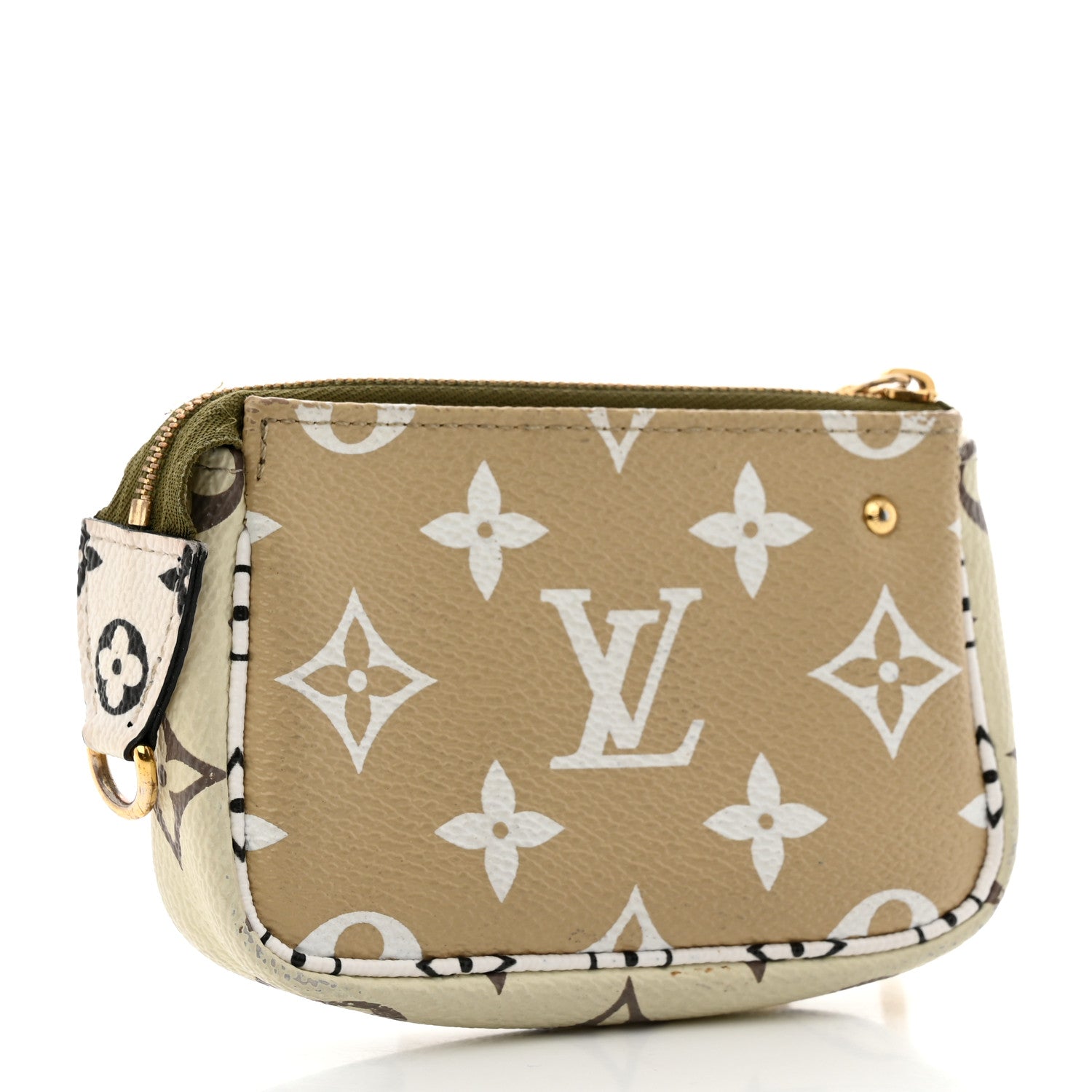 Louis Vuitton Monogram Giant Micro Pochette Accessories Kaki White 3 of 7