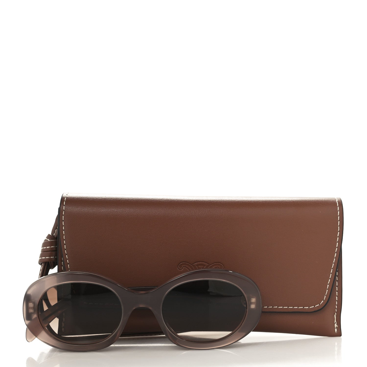 Celine Acetate Triomphe 01 Sunglasses CL 40194U Milky Hazelnut 7 of 7