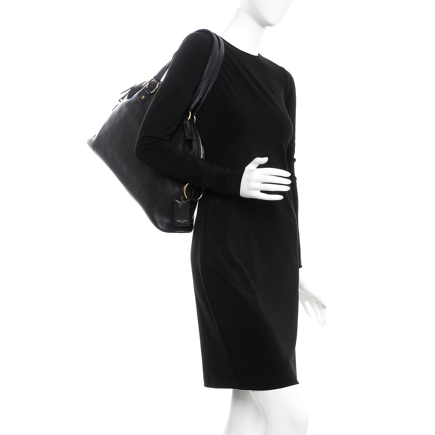 Saint Laurent Calfskin Medium Muse Black 2 of 7