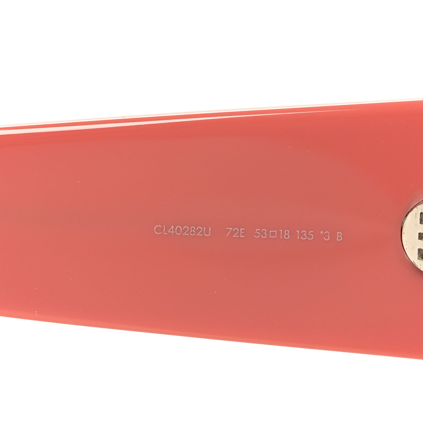 Acetate Triomphe XL 01 Sunglasses CL40282U Shiny Pink Brown