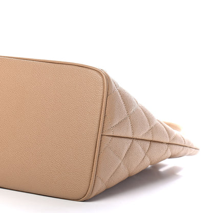 Chanel Caviar Quilted Medallion Tote Beige 9 of 9