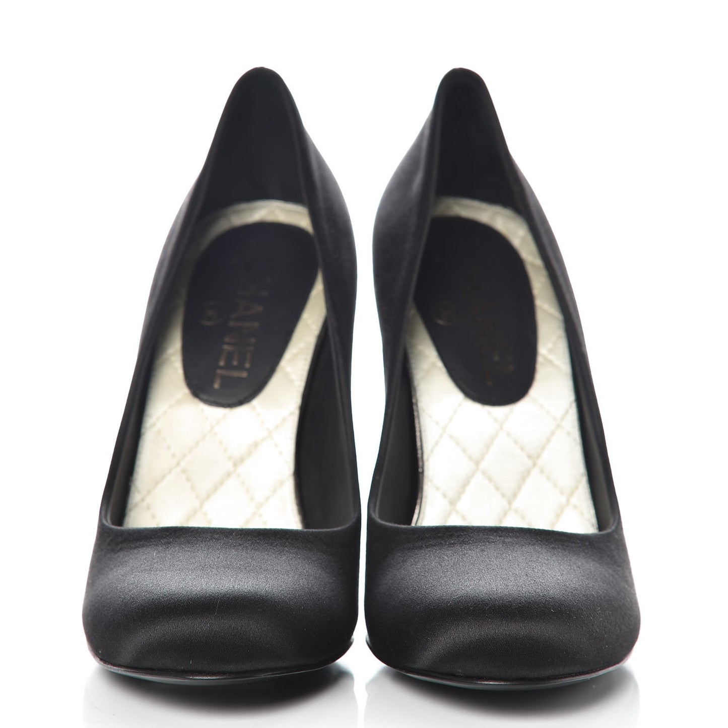 Satin CC Pumps 36.5 Black