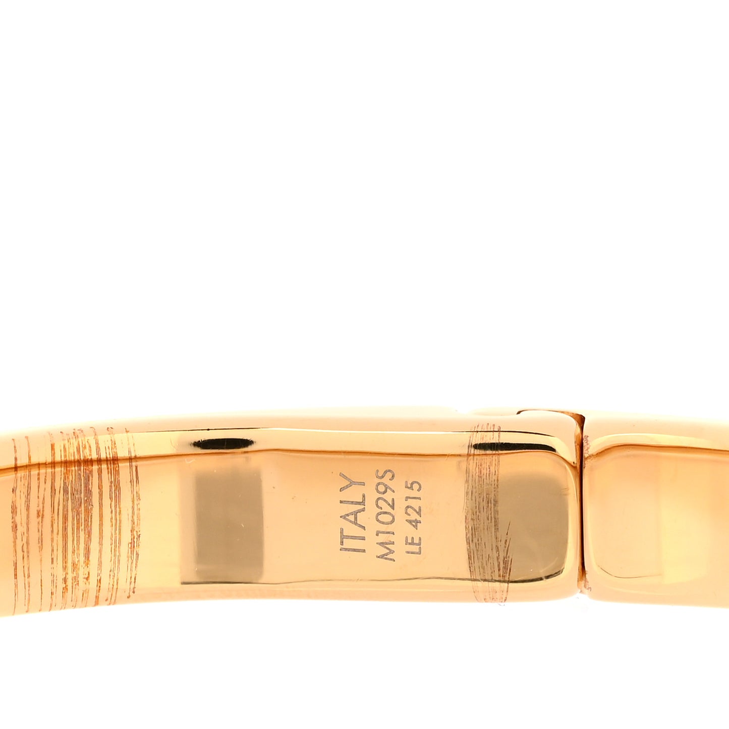 Brass Monogram Nanogram Bracelet S Gold