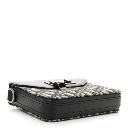 Christian Dior Oblique Smooth Calfskin Messenger Beige Black 4 of 11