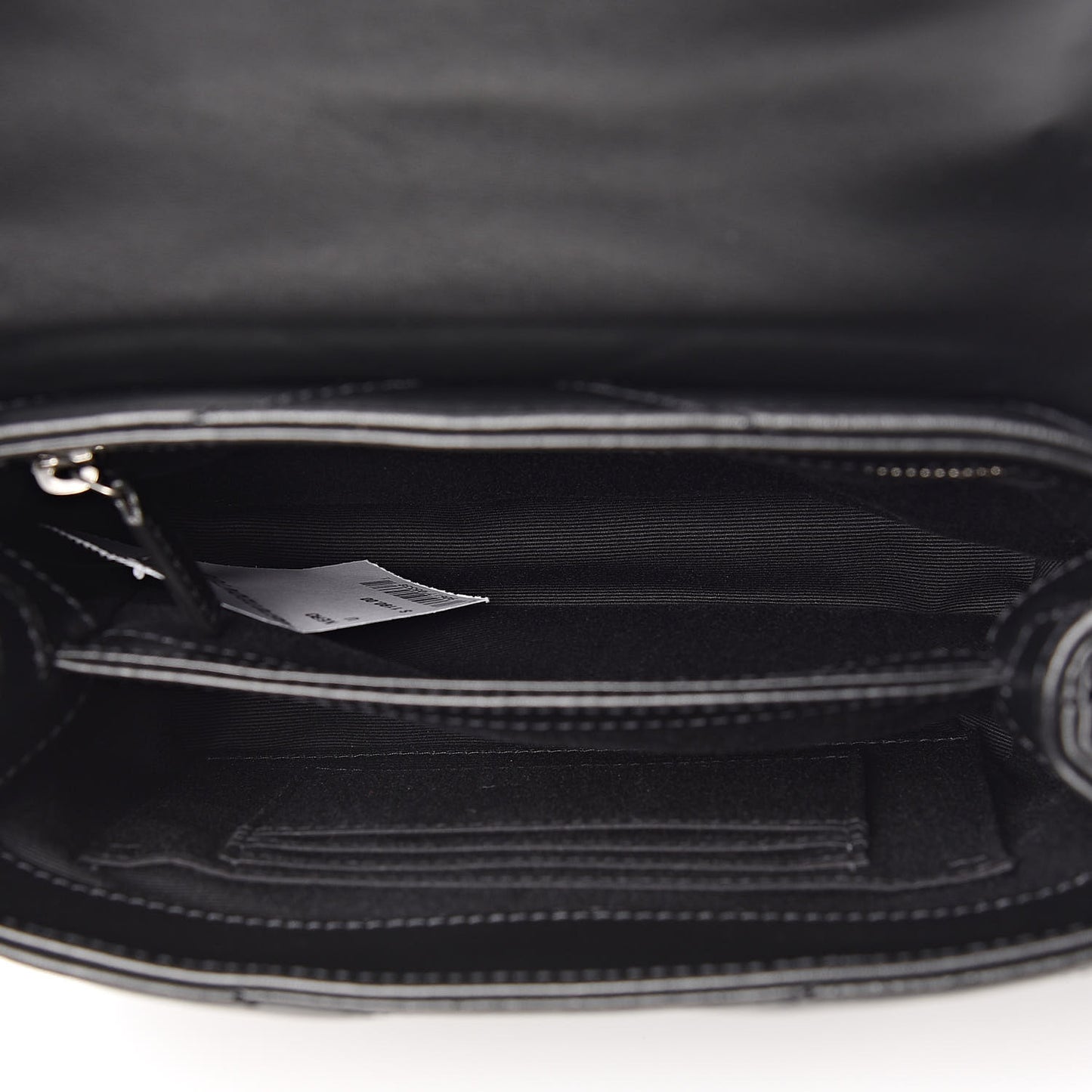 Calfskin Y Quilted Monogram Toy Loulou Crossbody Bag Black