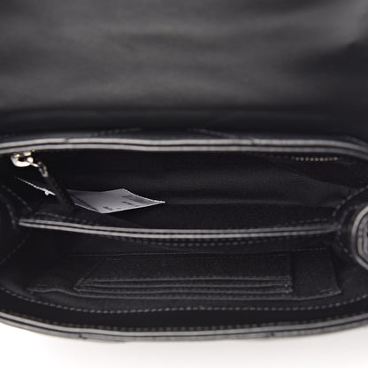 Saint Laurent Calfskin Y Quilted Monogram Toy Loulou Crossbody Bag Black 5 of 11