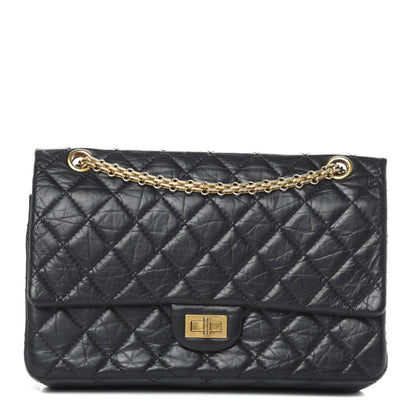 Chanel Aged Calfskin Quilted 2.55 Reissue 226 Flap Black 1 of 18