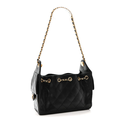 Chanel Caviar Quilted Mini Chanel 25 Handbag Black 3 of 10