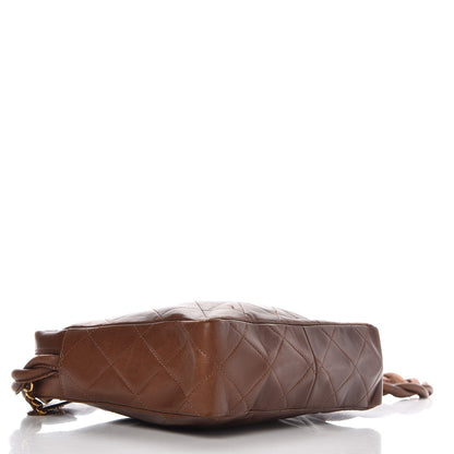 Chanel Lambskin Shoulder Bag Light Brown 4 of 14
