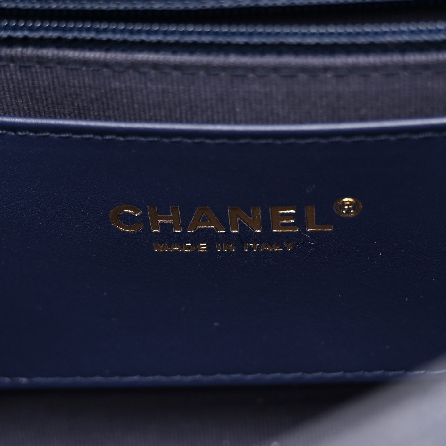 Caviar Quilted Large Funky Match Flap Navy