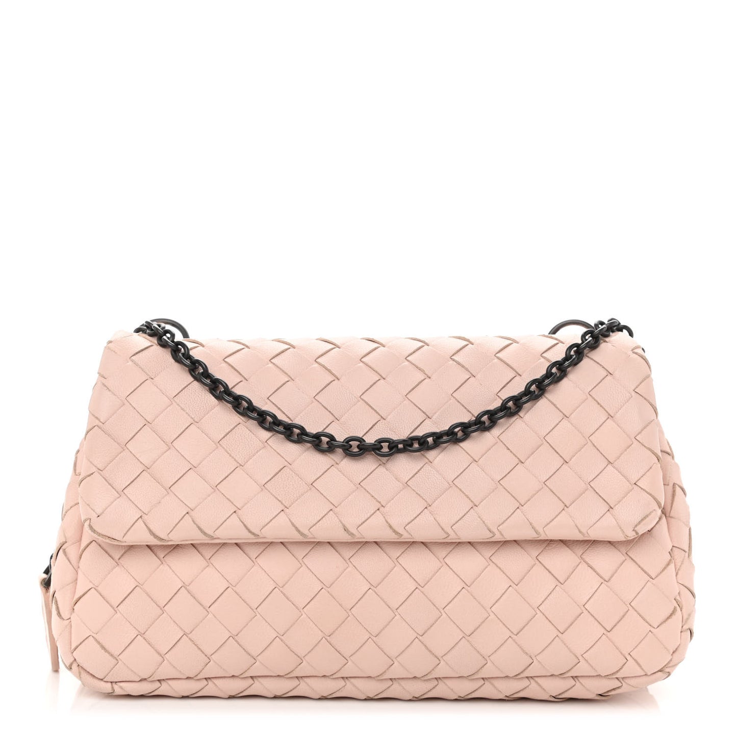 Nappa Intrecciato Mini Messenger Bag Petale