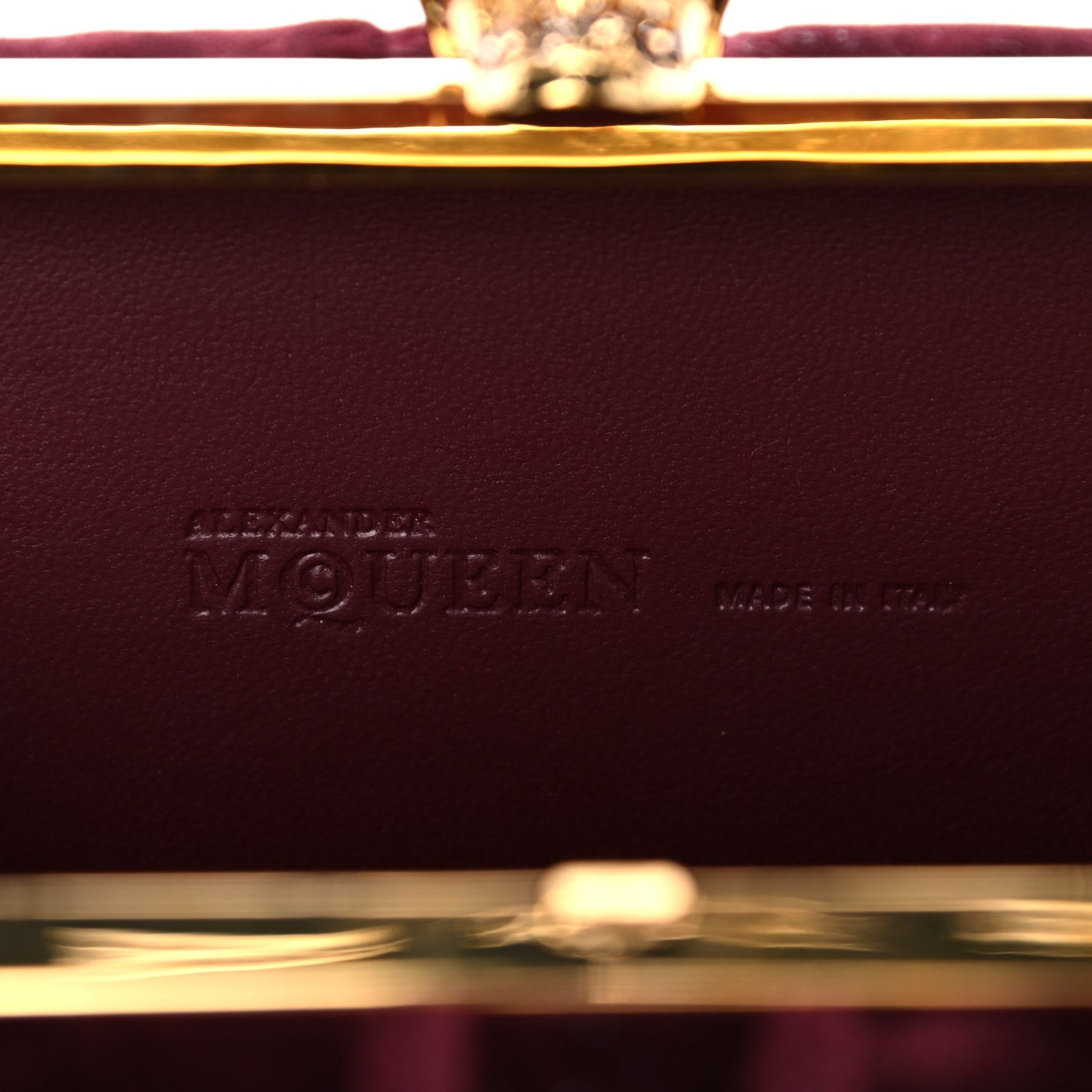 Velvet Britannia Skull Box Clutch