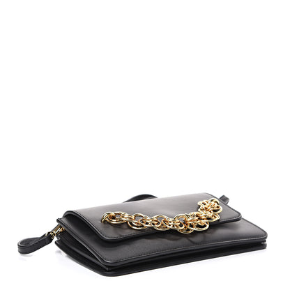 Chloe Smooth Calfskin Drew Bijou Clutch Black 3 of 10