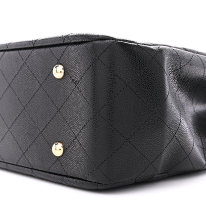 Chanel Caviar Quilted Large Shopping Tote Black 10 of 11