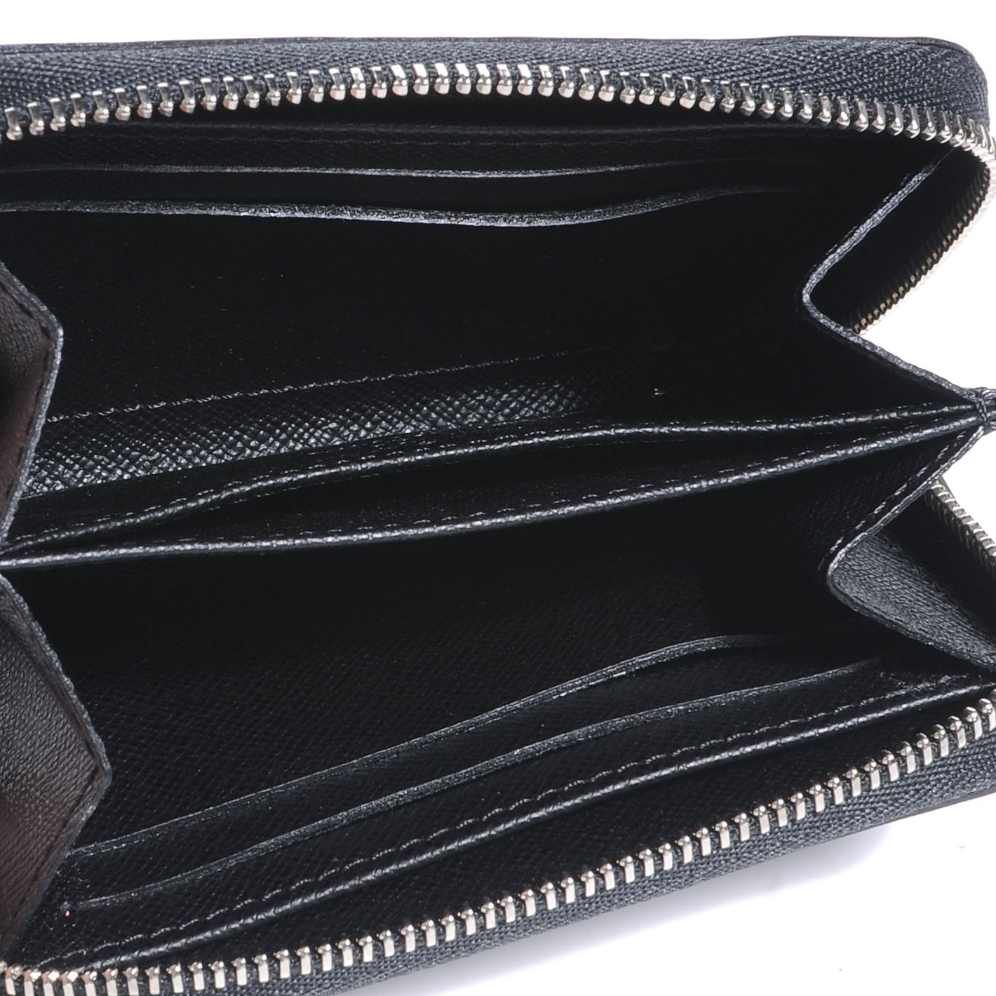 Louis Vuitton Epi Zippy Coin Purse Black 5 of 8