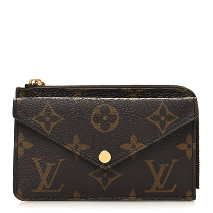 Louis Vuitton Monogram Recto Verso Card Holder Black 1 of 9