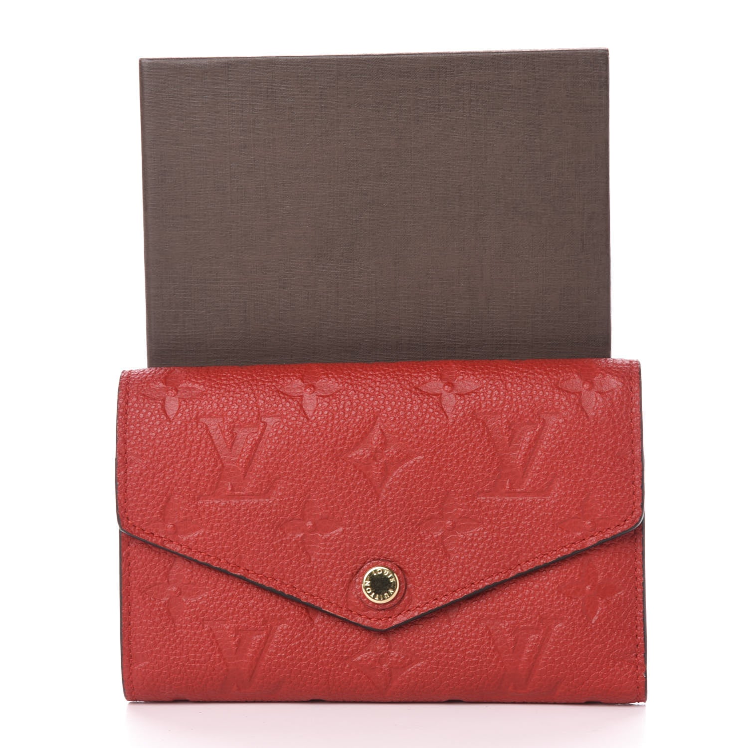 Louis Vuitton Empreinte Compact Curieuse Wallet Cherry 9 of 9