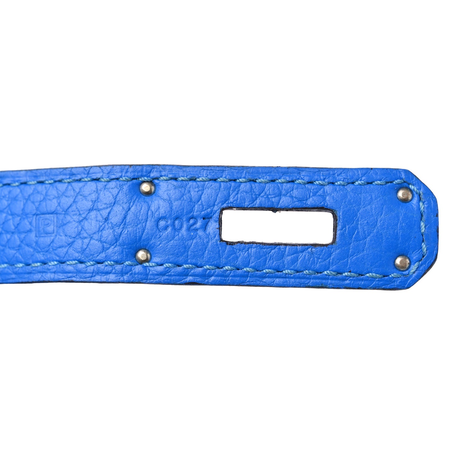 Togo Birkin 35 Bleu Hydra