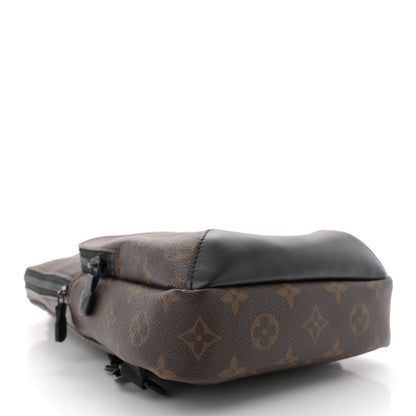 Louis Vuitton Monogram Macassar Avenue Sling Bag 4 of 9