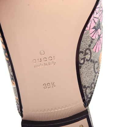 Gucci GG Supreme Monogram Bengal Womens Princetown Slippers 39.5 Beige Crop Pink 9 of 11