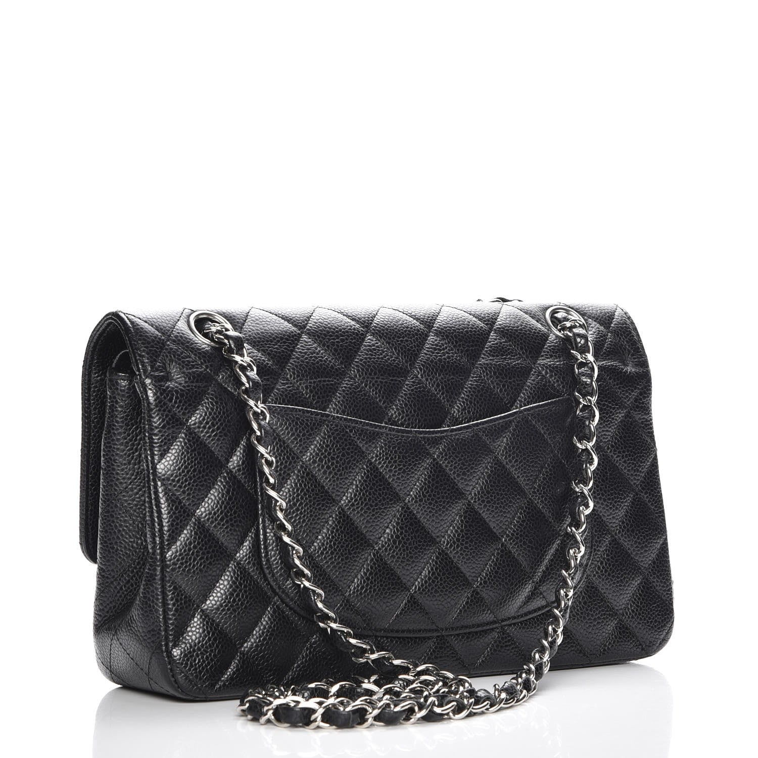 Chanel Caviar Quilted Medium Double Flap Black 3 of 7