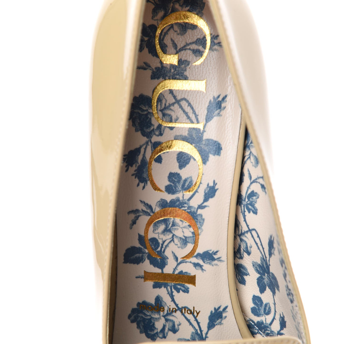 Vernice GG Victoire 55mm Loafer Pumps 39 Sand Storm