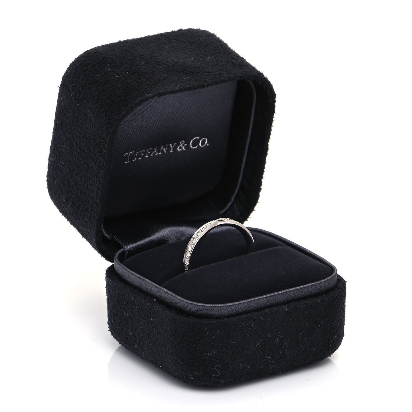 Platinum Diamond Harmony Bead-set Band Ring 54 6.75